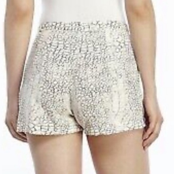 Philosophy snake print tuxedo style dress shorts side pockets pleat front (flaw) - Picture 3 of 12